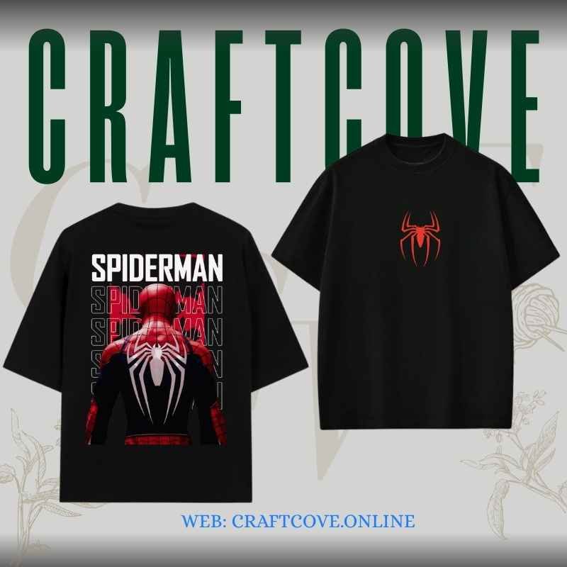 Premium Spider-Man Back Body Oversized T-Shirt