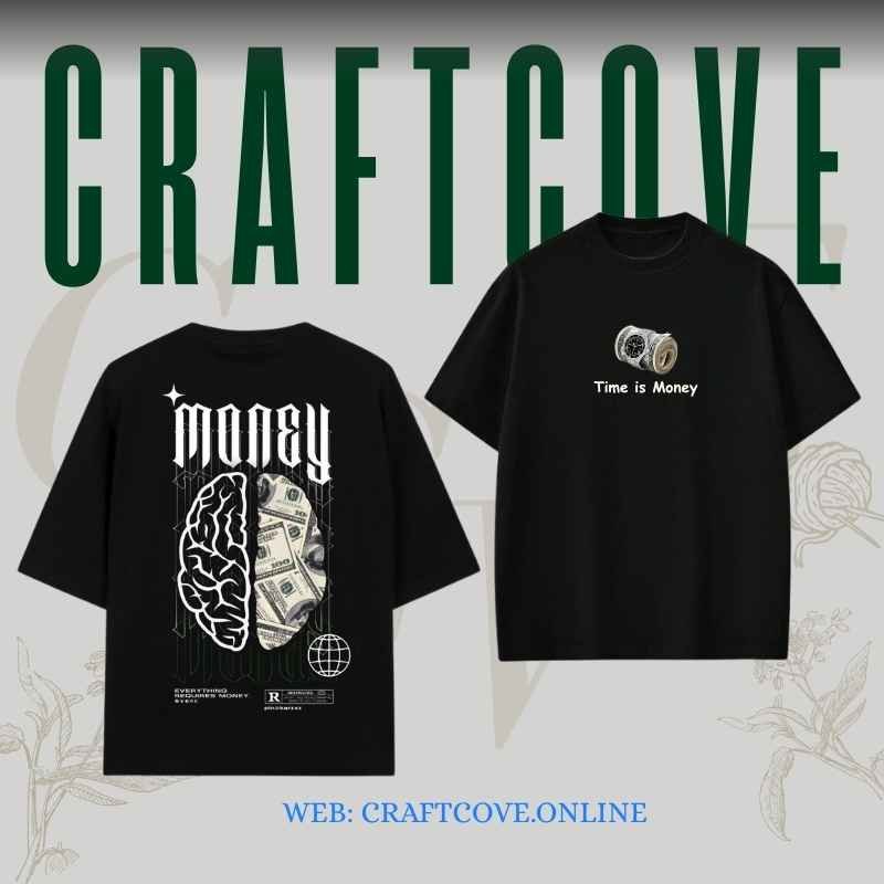 Brain Head Money Oversized T-Shirt
