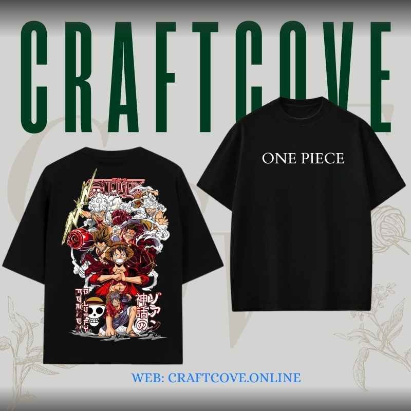 One Piece Luffy Gear Forms T-Shirt - Premium Anime Streetwear