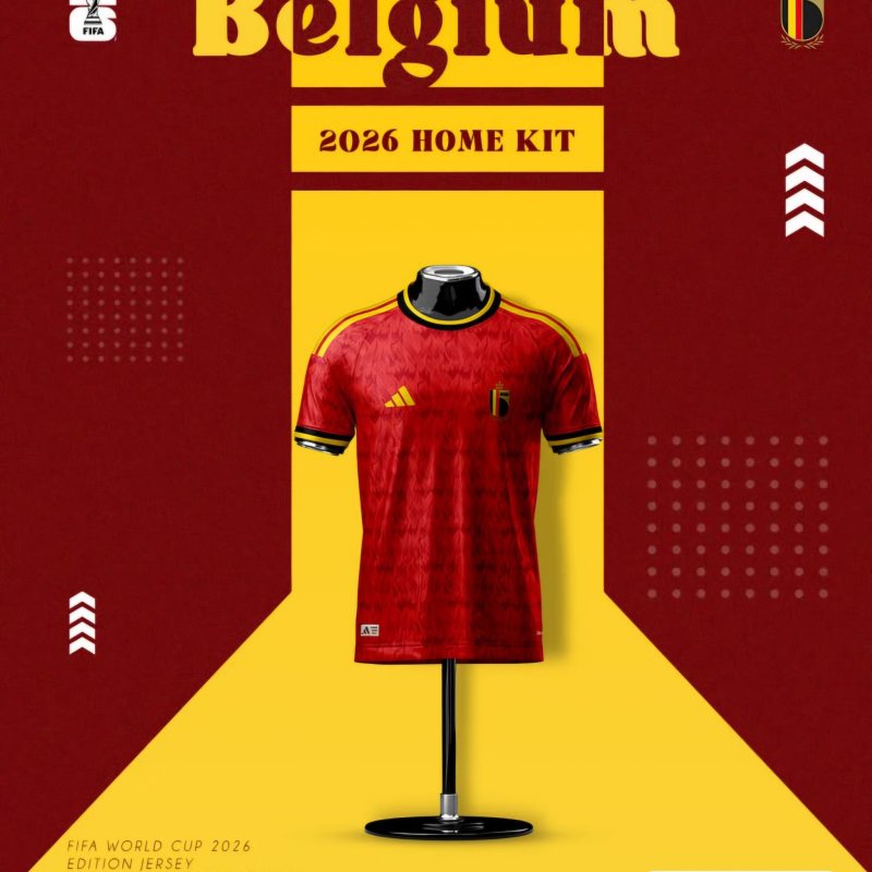 Belgium Home Jersey