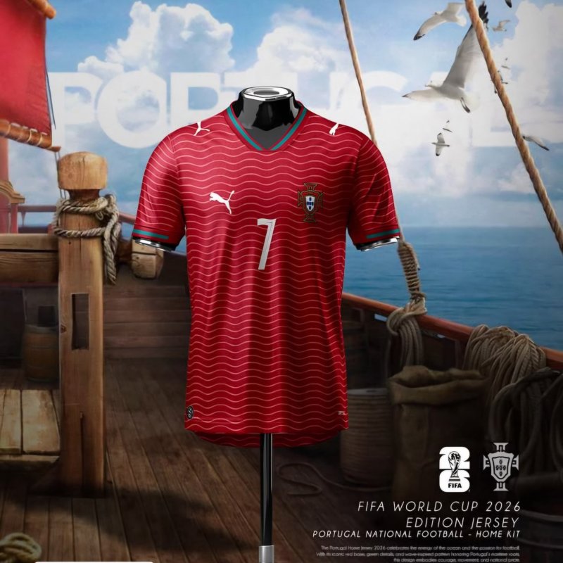 Portugal Home Jersey
