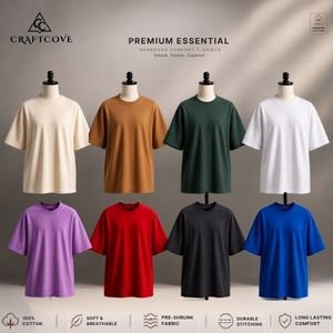 Solid Colour Oversized T-Shirt`s