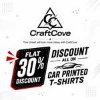 CAR PRINTED T-SHIRT